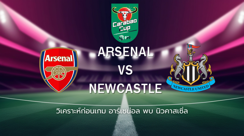 วิเคราะห์ก่อนเกม: อาร์เซน่อล พบกับ นิวคาสเซิ่ล คาราบาวคัพ