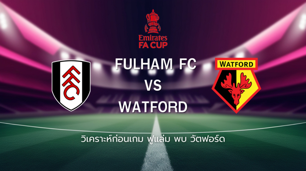 วิเคราะห์ก่อนเกม: ฟูแล่ม พบกับ วัตฟอร์ด เอฟเอ คัพ อังกฤษ
