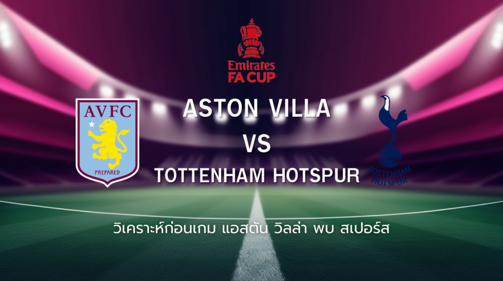 วิเคราะห์ก่อนเกม: แอสตัน วิลล่า พบกับ สเปอร์ส เอฟเอ คัพ อังกฤษ
