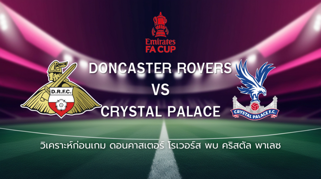 วิเคราะห์ก่อนเกม: ดอนคาสเตอร์ โรเวอร์ส พบกับ คริสตัล พาเลซ เอฟเอ คัพ อังกฤษ