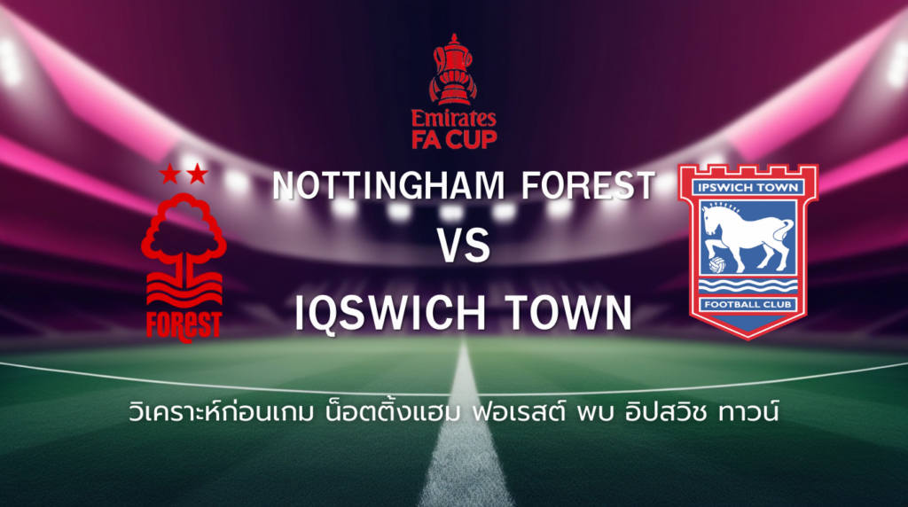 วิเคราะห์ก่อนเกม: น็อตติ้งแฮร์ฟ vs อิปสวิช ทาวน์ เอฟเอ คัพ อังกฤษ