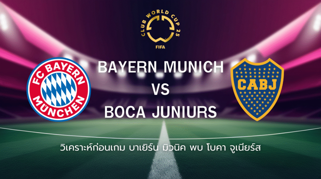 วิเคราะห์ก่อนเกม: บาเยิร์น มิวนิค พบกับ โบคา จูเนียร์ส ฟุตบอลชิงแชมป์สโมสรโลก