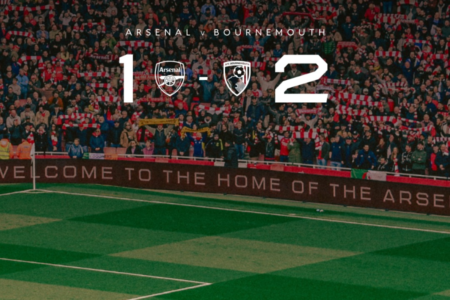 ปืนสะดุดคาบ้าน อาร์เซน่อลพ่ายบอร์นมัธ 1-2