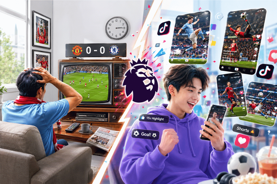 พรีเมียร์ลีกกำลังเปลี่ยน วิธีดูบอล ของคนทั้งโลก